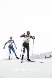 27.01.2023, Les Rousses, France (FRA): Eveliina Piippo (FIN), Alayna Sonnesyn (USA), +g+ - FIS world cup cross-country, 10km, Les Rousses (FRA). www.nordicfocus.com. © Authamayou/NordicFocus. Every downloaded picture is fee-liable.