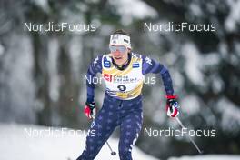 27.01.2023, Les Rousses, France (FRA): Julia Kern (USA) - FIS world cup cross-country, 10km, Les Rousses (FRA). www.nordicfocus.com. © Thibaut/NordicFocus. Every downloaded picture is fee-liable.