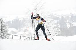 27.01.2023, Les Rousses, France (FRA): Julia Kern (USA) - FIS world cup cross-country, 10km, Les Rousses (FRA). www.nordicfocus.com. © Authamayou/NordicFocus. Every downloaded picture is fee-liable.