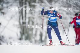 27.01.2023, Les Rousses, France (FRA): Julia Kern (USA) - FIS world cup cross-country, 10km, Les Rousses (FRA). www.nordicfocus.com. © Thibaut/NordicFocus. Every downloaded picture is fee-liable.