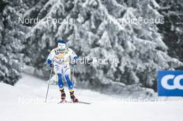 27.01.2023, Les Rousses, France (FRA): Viktor Braennmark (SWE) - FIS world cup cross-country, 10km, Les Rousses (FRA). www.nordicfocus.com. © Authamayou/NordicFocus. Every downloaded picture is fee-liable.
