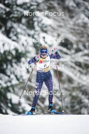 27.01.2023, Les Rousses, France (FRA): Alayna Sonnesyn (USA) - FIS world cup cross-country, 10km, Les Rousses (FRA). www.nordicfocus.com. © Thibaut/NordicFocus. Every downloaded picture is fee-liable.