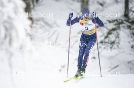 27.01.2023, Les Rousses, France (FRA): Peter Wolter (USA) - FIS world cup cross-country, 10km, Les Rousses (FRA). www.nordicfocus.com. © Thibaut/NordicFocus. Every downloaded picture is fee-liable.