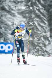 27.01.2023, Les Rousses, France (FRA): Lucas Boegl (GER) - FIS world cup cross-country, 10km, Les Rousses (FRA). www.nordicfocus.com. © Authamayou/NordicFocus. Every downloaded picture is fee-liable.