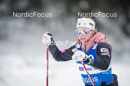 27.01.2023, Les Rousses, France (FRA): Jessie Diggins (USA) - FIS world cup cross-country, 10km, Les Rousses (FRA). www.nordicfocus.com. © Thibaut/NordicFocus. Every downloaded picture is fee-liable.