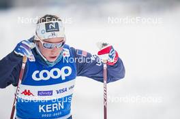 27.01.2023, Les Rousses, France (FRA): Julia Kern (USA) - FIS world cup cross-country, 10km, Les Rousses (FRA). www.nordicfocus.com. © Thibaut/NordicFocus. Every downloaded picture is fee-liable.