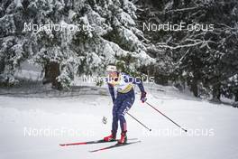 27.01.2023, Les Rousses, France (FRA): Julia Kern (USA) - FIS world cup cross-country, 10km, Les Rousses (FRA). www.nordicfocus.com. © Thibaut/NordicFocus. Every downloaded picture is fee-liable.