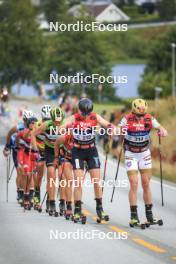 03.08.2023, Sandnes, Norway (NOR): Anikken Gjerde Alnaes (NOR), Magni Smedas (NOR), (l-r) - BLINK23 Festival Cross-Country - Sandnes (NOR). www.nordicfocus.com. © Manzoni/NordicFocus. Every downloaded picture is fee-liable.