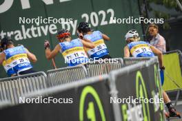 05.08.2023, Sandnes, Norway (NOR): Miha Simenc (SLO), Aakre Rysstad Aron (NOR), (l-r) - BLINK23 Festival Cross-Country - Sandnes (NOR). www.nordicfocus.com. © Manzoni/NordicFocus. Every downloaded picture is fee-liable.