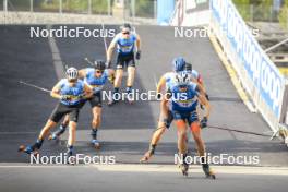 05.08.2023, Sandnes, Norway (NOR): Erwan Kaeser (SUI), Gjoeran Holstad Tefre (NOR), (l-r) - BLINK23 Festival Cross-Country - Sandnes (NOR). www.nordicfocus.com. © Manzoni/NordicFocus. Every downloaded picture is fee-liable.