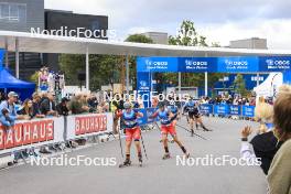 04.08.2023, Sandnes, Norway (NOR): Helene Marie Fossesholm (NOR), Lotta Udnes Weng (NOR), (l-r) - BLINK23 Festival Cross-Country - Sandnes (NOR). www.nordicfocus.com. © Manzoni/NordicFocus. Every downloaded picture is fee-liable.