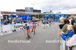 04.08.2023, Sandnes, Norway (NOR): Helene Marie Fossesholm (NOR), Lotta Udnes Weng (NOR), (l-r) - BLINK23 Festival Cross-Country - Sandnes (NOR). www.nordicfocus.com. © Manzoni/NordicFocus. Every downloaded picture is fee-liable.