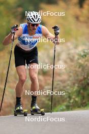 20.10.2023, Ramsau am Dachstein, Austria (AUT): Mario Schloegel (AUT) - Cross-Country summer training, Ramsau am Dachstein (AUT). www.nordicfocus.com. © Manzoni/NordicFocus. Every downloaded picture is fee-liable.