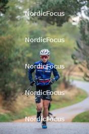 18.10.2023, Font-Romeu, France (FRA): Mélissa Gal (FRA) - Cross-Country training, Font-Romeu (FRA). www.nordicfocus.com. © Authamayou/NordicFocus. Every downloaded picture is fee-liable.