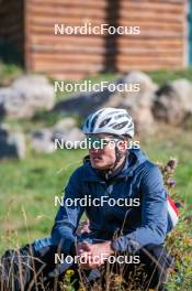 23.09.2023, Font-Romeu, France (FRA): Théo Schely (FRA) - Cross-Country training, Font-Romeu (FRA). www.nordicfocus.com. © Authamayou/NordicFocus. Every downloaded picture is fee-liable.