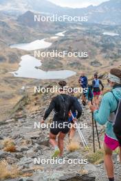 14.10.2023, Font-Romeu, France (FRA): Julie Pierrel (FRA) - Cross-Country training, Font-Romeu (FRA). www.nordicfocus.com. © Authamayou/NordicFocus. Every downloaded picture is fee-liable.