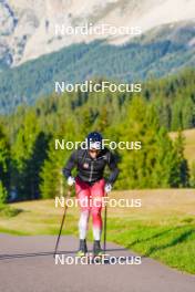 24.09.2023, Lavaze, Italy (ITA): Benjamin Moser (AUT) - Cross-Country summer training, Lavaze (ITA). www.nordicfocus.com. © Barbieri/NordicFocus. Every downloaded picture is fee-liable.