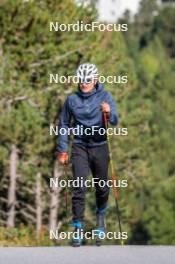 23.09.2023, Font-Romeu, France (FRA): Théo Schely (FRA) - Cross-Country training, Font-Romeu (FRA). www.nordicfocus.com. © Authamayou/NordicFocus. Every downloaded picture is fee-liable.