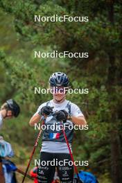 18.10.2023, Font-Romeu, France (FRA): Flora Dolci (FRA) - Cross-Country training, Font-Romeu (FRA). www.nordicfocus.com. © Authamayou/NordicFocus. Every downloaded picture is fee-liable.