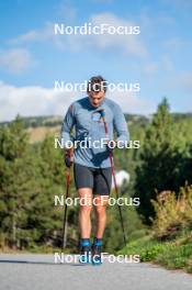 23.09.2023, Font-Romeu, France (FRA): Jules Chappaz (FRA) - Cross-Country training, Font-Romeu (FRA). www.nordicfocus.com. © Authamayou/NordicFocus. Every downloaded picture is fee-liable.