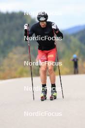 20.10.2023, Ramsau am Dachstein, Austria (AUT): Benjamin Moser (AUT) - Cross-Country summer training, Ramsau am Dachstein (AUT). www.nordicfocus.com. © Manzoni/NordicFocus. Every downloaded picture is fee-liable.