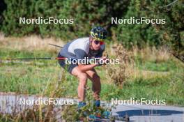 23.09.2023, Font-Romeu, France (FRA): Clément Parisse (FRA) - Cross-Country training, Font-Romeu (FRA). www.nordicfocus.com. © Authamayou/NordicFocus. Every downloaded picture is fee-liable.