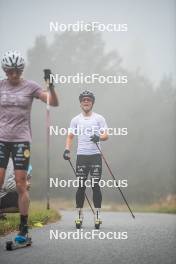 18.10.2023, Font-Romeu, France (FRA): Flora Dolci (FRA) - Cross-Country training, Font-Romeu (FRA). www.nordicfocus.com. © Authamayou/NordicFocus. Every downloaded picture is fee-liable.