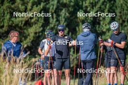 23.09.2023, Font-Romeu, France (FRA): Jules Chappaz (FRA) - Cross-Country training, Font-Romeu (FRA). www.nordicfocus.com. © Authamayou/NordicFocus. Every downloaded picture is fee-liable.