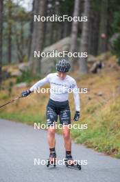 18.10.2023, Font-Romeu, France (FRA): Juliette Ducordeau (FRA) - Cross-Country training, Font-Romeu (FRA). www.nordicfocus.com. © Authamayou/NordicFocus. Every downloaded picture is fee-liable.