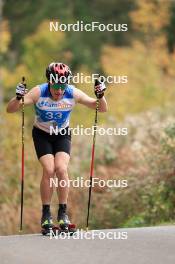 20.10.2023, Ramsau am Dachstein, Austria (AUT): Jakob Poelzleitner (AUT) - Cross-Country summer training, Ramsau am Dachstein (AUT). www.nordicfocus.com. © Manzoni/NordicFocus. Every downloaded picture is fee-liable.