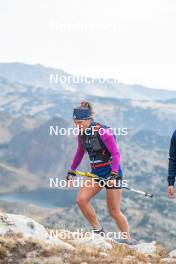 14.10.2023, Font-Romeu, France (FRA): Flora Dolci (FRA) - Cross-Country training, Font-Romeu (FRA). www.nordicfocus.com. © Authamayou/NordicFocus. Every downloaded picture is fee-liable.