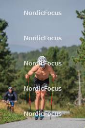 17.09.2023, Font-Romeu, France (FRA): Théo Schely (FRA) - Cross-Country training, Font-Romeu (FRA). www.nordicfocus.com. © Authamayou/NordicFocus. Every downloaded picture is fee-liable.