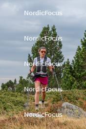 14.10.2023, Font-Romeu, France (FRA): Léna Quintin (FRA) - Cross-Country training, Font-Romeu (FRA). www.nordicfocus.com. © Authamayou/NordicFocus. Every downloaded picture is fee-liable.