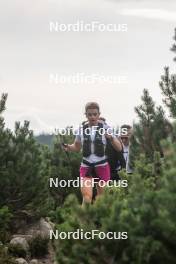 14.10.2023, Font-Romeu, France (FRA): Léna Quintin (FRA) - Cross-Country training, Font-Romeu (FRA). www.nordicfocus.com. © Authamayou/NordicFocus. Every downloaded picture is fee-liable.