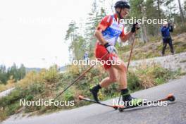 20.10.2023, Ramsau am Dachstein, Austria (AUT): Benjamin Moser (AUT) - Cross-Country summer training, Ramsau am Dachstein (AUT). www.nordicfocus.com. © Manzoni/NordicFocus. Every downloaded picture is fee-liable.