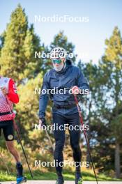 23.09.2023, Font-Romeu, France (FRA): Lucas Chanavat (FRA) - Cross-Country training, Font-Romeu (FRA). www.nordicfocus.com. © Authamayou/NordicFocus. Every downloaded picture is fee-liable.