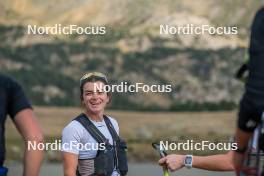 14.10.2023, Font-Romeu, France (FRA): Léna Quintin (FRA) - Cross-Country training, Font-Romeu (FRA). www.nordicfocus.com. © Authamayou/NordicFocus. Every downloaded picture is fee-liable.