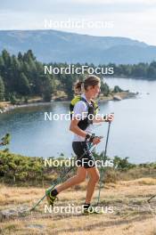 14.10.2023, Font-Romeu, France (FRA): Maelle Veyre (FRA) - Cross-Country training, Font-Romeu (FRA). www.nordicfocus.com. © Authamayou/NordicFocus. Every downloaded picture is fee-liable.