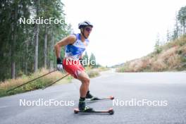 20.10.2023, Ramsau am Dachstein, Austria (AUT): Lukas Mrkonjic (AUT) - Cross-Country summer training, Ramsau am Dachstein (AUT). www.nordicfocus.com. © Manzoni/NordicFocus. Every downloaded picture is fee-liable.