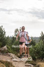 14.10.2023, Font-Romeu, France (FRA): Delphine Claudel (FRA) - Cross-Country training, Font-Romeu (FRA). www.nordicfocus.com. © Authamayou/NordicFocus. Every downloaded picture is fee-liable.