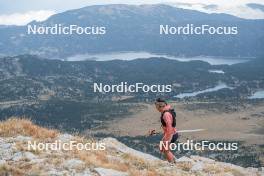 14.10.2023, Font-Romeu, France (FRA): Julie Pierrel (FRA) - Cross-Country training, Font-Romeu (FRA). www.nordicfocus.com. © Authamayou/NordicFocus. Every downloaded picture is fee-liable.