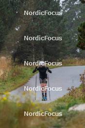 18.10.2023, Font-Romeu, France (FRA): Delphine Claudel (FRA) - Cross-Country training, Font-Romeu (FRA). www.nordicfocus.com. © Authamayou/NordicFocus. Every downloaded picture is fee-liable.