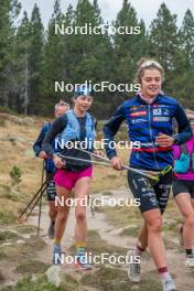 14.10.2023, Font-Romeu, France (FRA): Eve Ondine Duchaufour (FRA) - Cross-Country training, Font-Romeu (FRA). www.nordicfocus.com. © Authamayou/NordicFocus. Every downloaded picture is fee-liable.