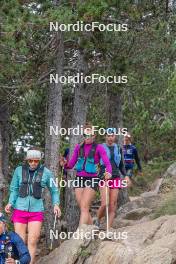 14.10.2023, Font-Romeu, France (FRA): Mélissa Gal (FRA) - Cross-Country training, Font-Romeu (FRA). www.nordicfocus.com. © Authamayou/NordicFocus. Every downloaded picture is fee-liable.