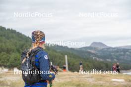 14.10.2023, Font-Romeu, France (FRA): Juliette Ducordeau (FRA) - Cross-Country training, Font-Romeu (FRA). www.nordicfocus.com. © Authamayou/NordicFocus. Every downloaded picture is fee-liable.