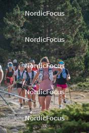 14.10.2023, Font-Romeu, France (FRA): Delphine Claudel (FRA) - Cross-Country training, Font-Romeu (FRA). www.nordicfocus.com. © Authamayou/NordicFocus. Every downloaded picture is fee-liable.