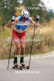 20.10.2023, Ramsau am Dachstein, Austria (AUT): Lukas Mrkonjic (AUT) - Cross-Country summer training, Ramsau am Dachstein (AUT). www.nordicfocus.com. © Manzoni/NordicFocus. Every downloaded picture is fee-liable.