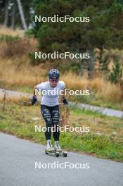 18.10.2023, Font-Romeu, France (FRA): Flora Dolci (FRA) - Cross-Country training, Font-Romeu (FRA). www.nordicfocus.com. © Authamayou/NordicFocus. Every downloaded picture is fee-liable.