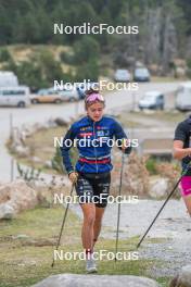 14.10.2023, Font-Romeu, France (FRA): Liv Coupat (FRA) - Cross-Country training, Font-Romeu (FRA). www.nordicfocus.com. © Authamayou/NordicFocus. Every downloaded picture is fee-liable.