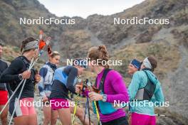 14.10.2023, Font-Romeu, France (FRA): Mélissa Gal (FRA) - Cross-Country training, Font-Romeu (FRA). www.nordicfocus.com. © Authamayou/NordicFocus. Every downloaded picture is fee-liable.